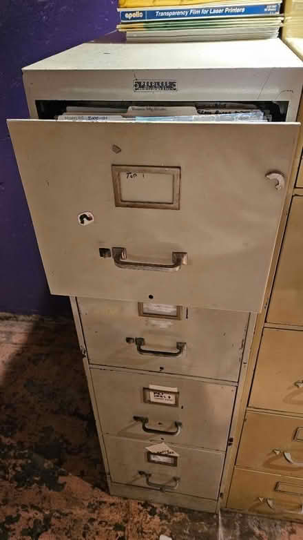 Photo of free 4-Drawer Filing Cabinet metal (63124, near STL Galleria) #2