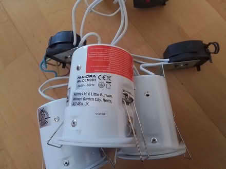 Photo of free 4x 240v Aurora White fire rated downlighters (North Town SL6) #2