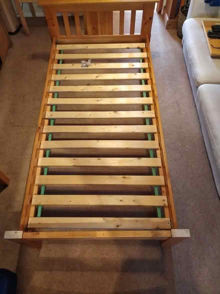 Photo of free Single 3ft pine bed frame (Eastville Park BS16) #1