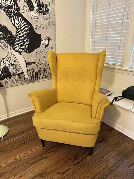 Photo of free Ikea Yellow Arm Chair (magnolia park) #1