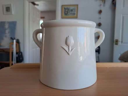 Photo of free Pottery holder for plant pot (Allerton BD15) #1