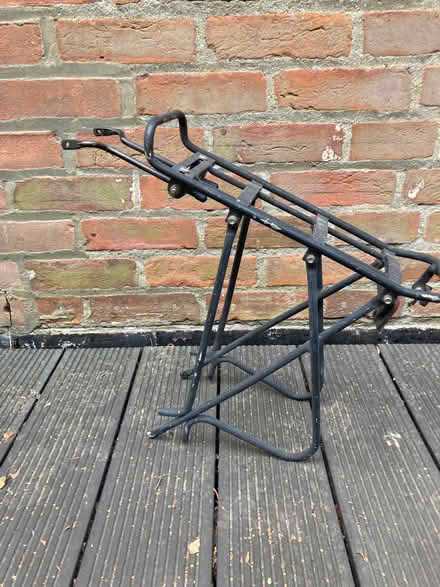 Photo of free Bicycle pannier rack and panniers (Stoke Holy Cross NR14) #1