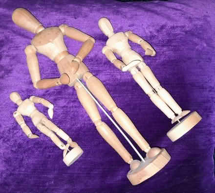 Photo of free 3 posable artists mannequins (Buxted TN22) #1