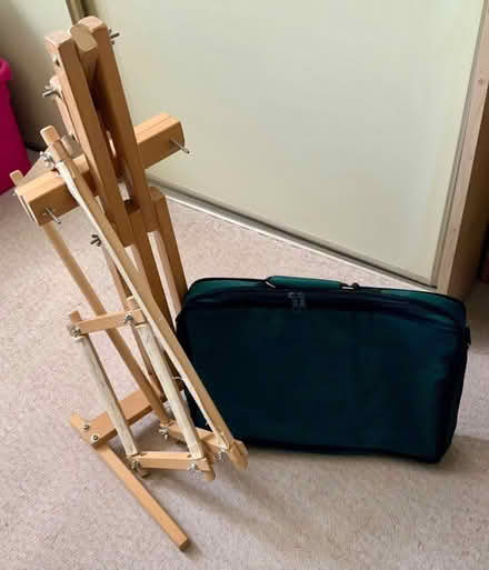 Photo of free Wooden Embroidery Stand and Embroidery Bag (Rush Green RM7) #1