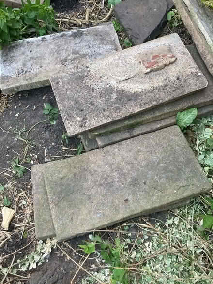 Photo of free 9 paving slabs 59 x 29cm (Clifton YO30) #1
