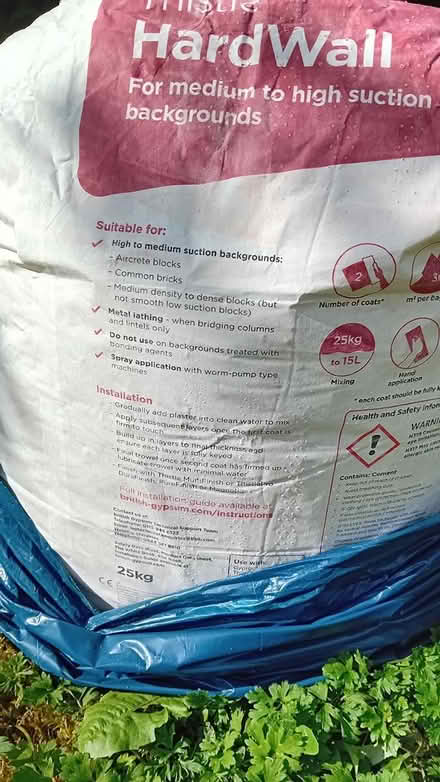 Photo of free Nearly full 25kg bag hardwall (Henley RG9) #2