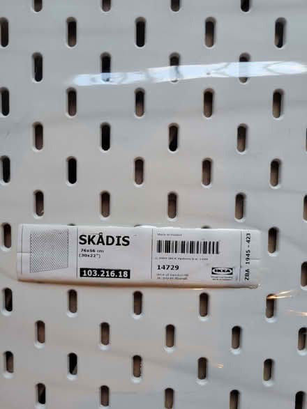 Photo of free Ikea pegboard wall organiser (Herne Hill SE24) #1