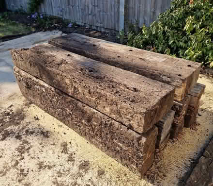 Photo of free COLLECTION PENDING - Reclaimed Railway Sleepers (Eaton NR4) #1