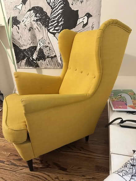 Photo of free Ikea Yellow Arm Chair (magnolia park) #4