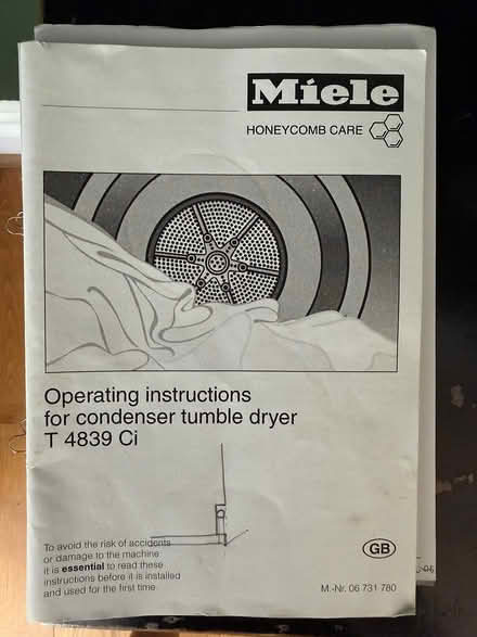 Photo of free Miele Tumble Dryer NEEDS REPAIR (SW197LR) #3