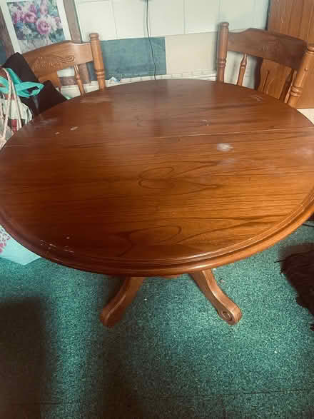 Photo of free Table and 4 chairs (Blackburn BB1) #1