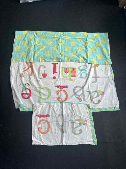 Photo of free Toddler duvet set alphabet/stars (Chingford E4) #1
