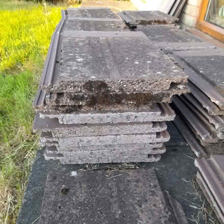 Photo of free 57 roof tiles (Knighton LD7) #1
