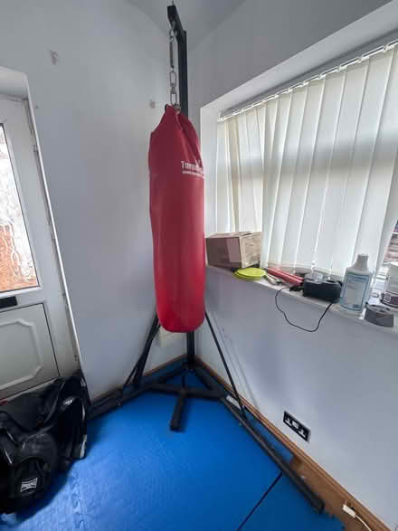 Photo of free Boxing bag and stand (Maghull) #2
