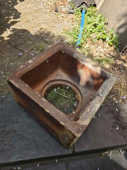 Photo of free Large clay drainage dish (M21, Chorlton) #1
