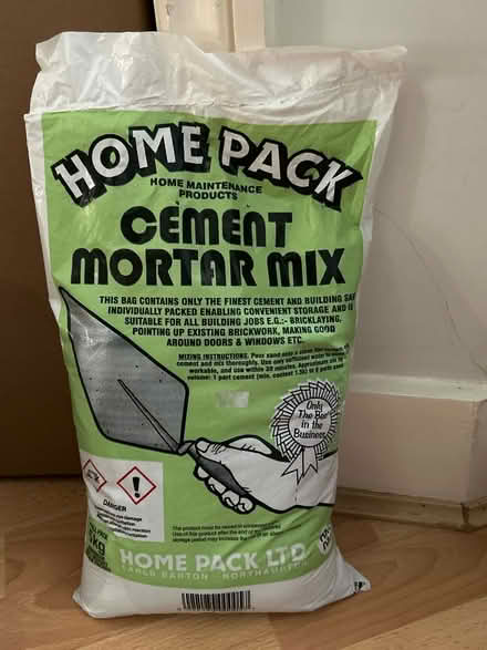 Photo of free Cement mortar mix (Chiswick W4 near High Road) #1