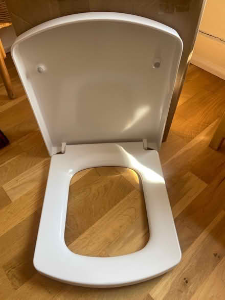 Photo of free Rectangular toilet seat (Chiswick) #2