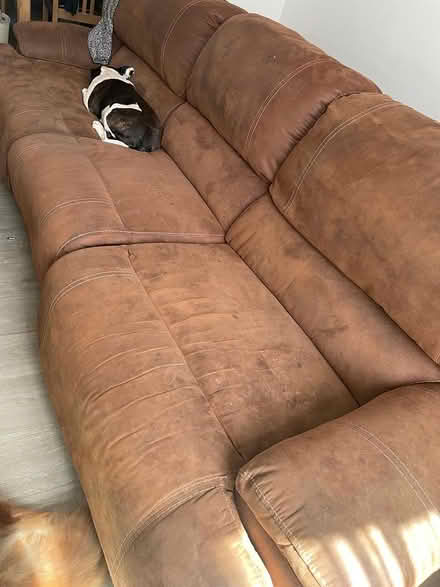 Photo of free Large Leather Sofa (Fallowfield, M14) #2