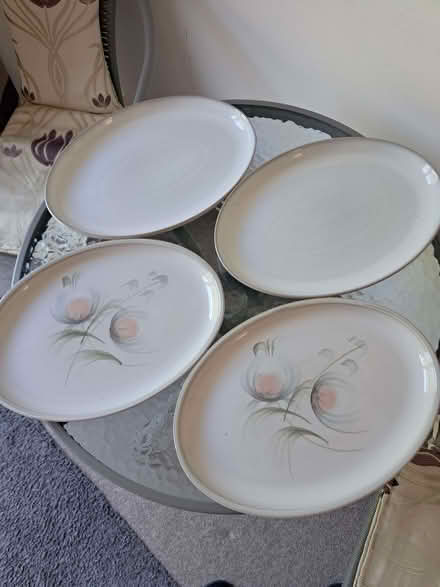 Photo of free Four pottery platter plates (Kimberley NG16) #1