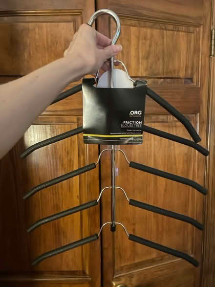 Photo of free Multiblouse hangers (108 and Broadway) #1