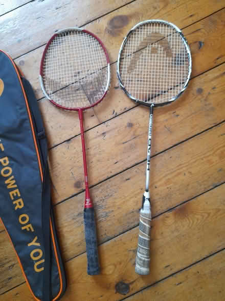 Photo of free 2 badminton racquets and case (Chesterfield, S41) #1