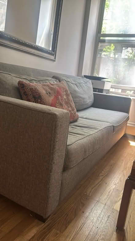 Photo of free Grey couch (East Village) #1