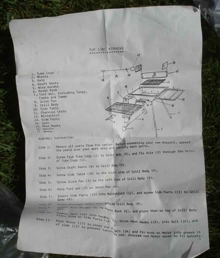 Photo of free BBQ Parts incl. Rotisserie Motor (Rowledge Nr Farnham) #4