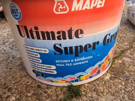 Photo of free Tile adhesive (Middlewood S35) #1