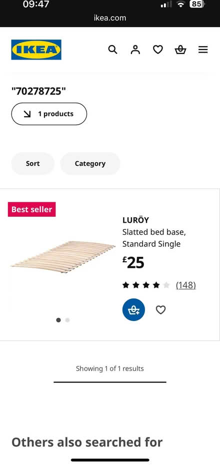 Photo of free Ikea bed slats (Southfields SW18) #1