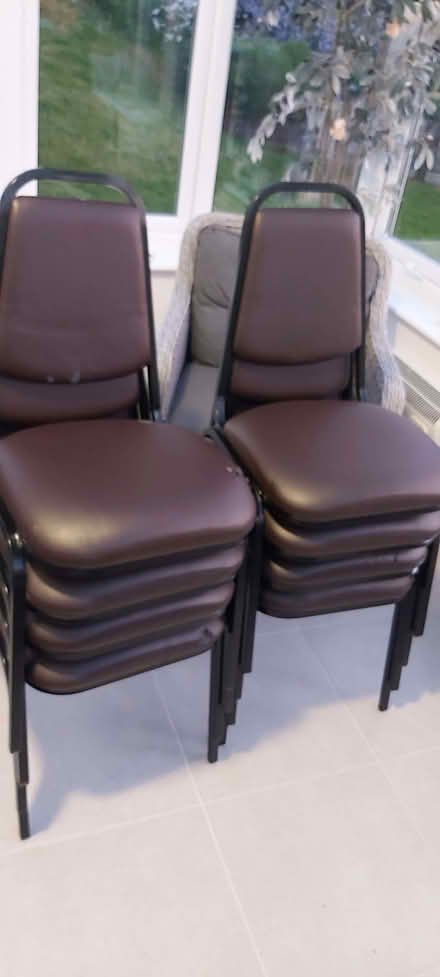 Photo of free Stacking Dining Chairs (Haydon wick SN25) #1