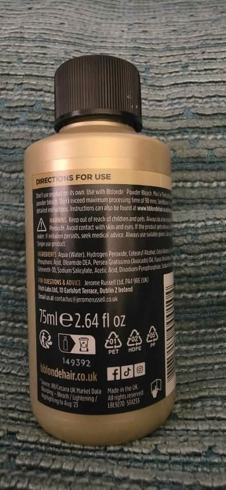 Photo of free Blonde maximum cream peroxide (Warwickshire CV34) #2