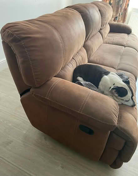 Photo of free Large Leather Sofa (Fallowfield, M14) #1