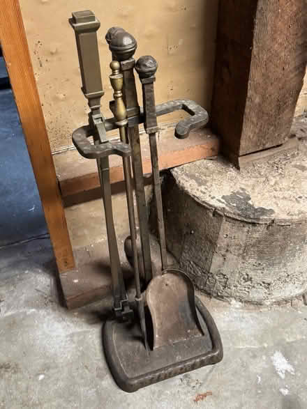 Photo of free Fireplace tools (brass?) (Alameda) #1