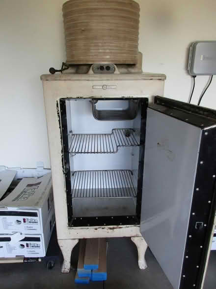 Photo of free Antique GE Monitor Top Refrigerator (A few miles north of Big Lake.) #3