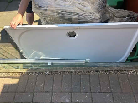 Photo of free Shower base and glass screen (Woodchurch) #1