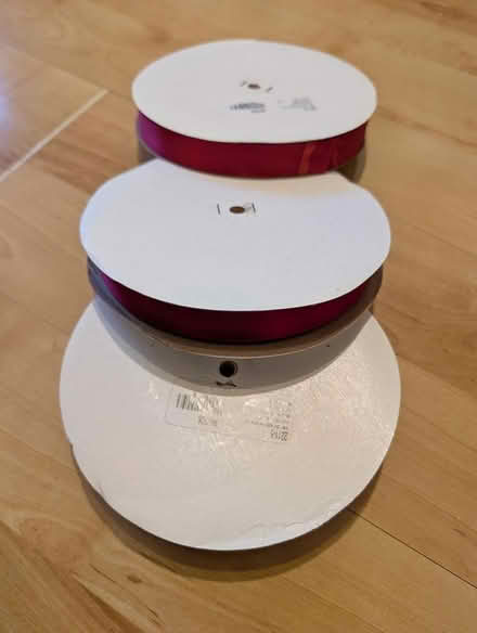Photo of free Red satin ribbon (Southborough) #2