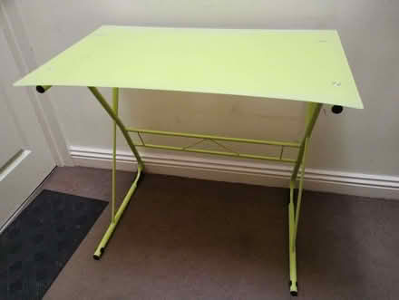 Photo of free Glass topped computer desk (Briston NR24) #1