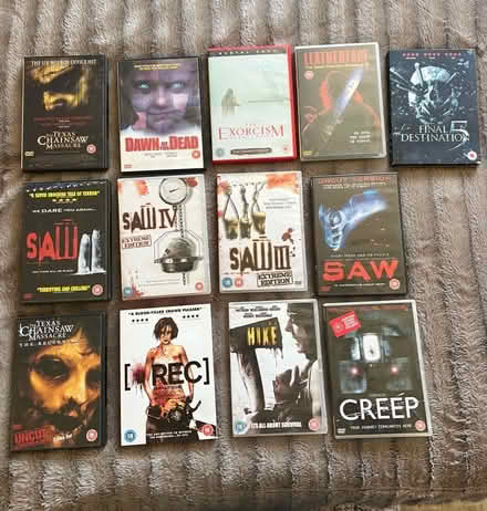 Photo of free 13 x Horror film DVDs (New Brighton CH45) #1
