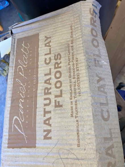 Photo of free Natural clay floor tiles (Royston.) #2