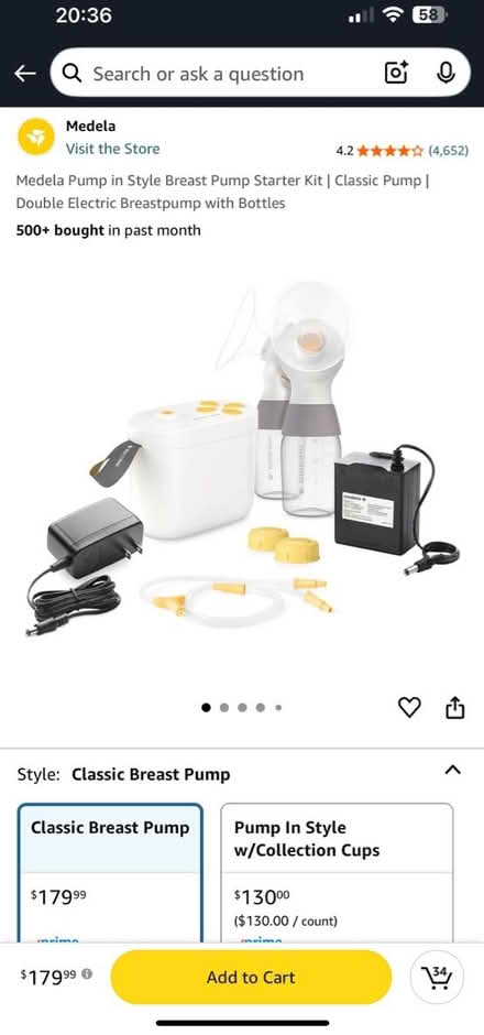 Photo of free medela pump (near kings academy) #1