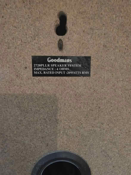 Photo of free Goodmams speaker (Chatham, ME4) #2
