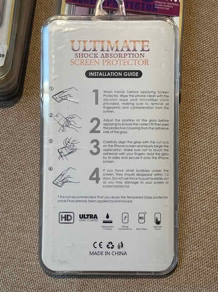 Photo of free S8 Glass Screen Protector (RM6) #2
