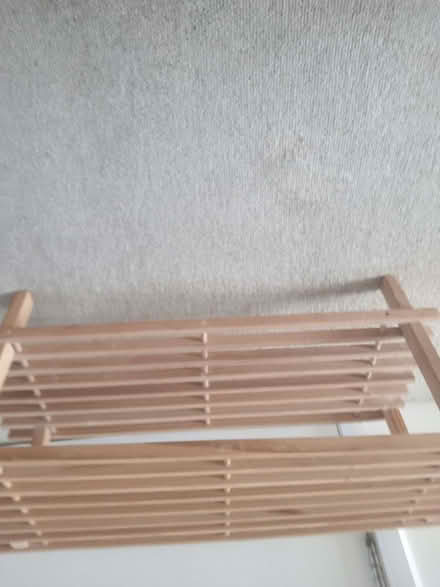 Photo of free Wooden shoe rack (Lower Bevendean BN2) #1