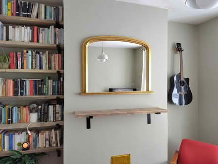 Photo of free Gold over mantle mirror (Plumstead common SE18) #1