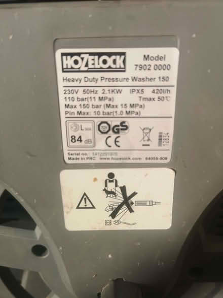 Photo of free Hozelock pressure washer with broken hose (Heathgates SY1) #4