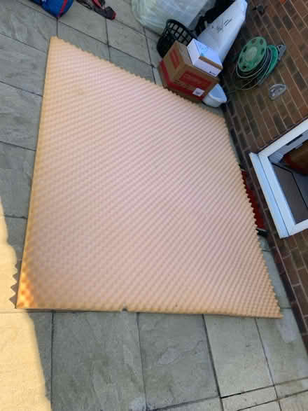 Photo of free Old Foam Super King size topper (Christchurch) #1