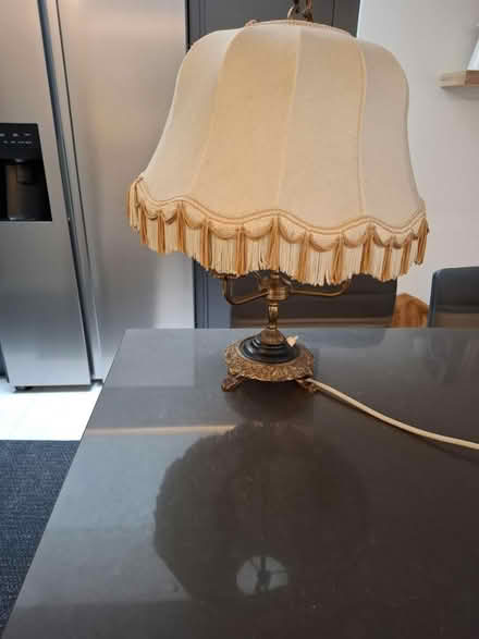 Photo of free Traditional style brass table lamp (BA2) #1