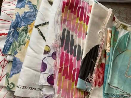 Photo of free Small pieces upholstery fabric (Norham Manor OX2) #1