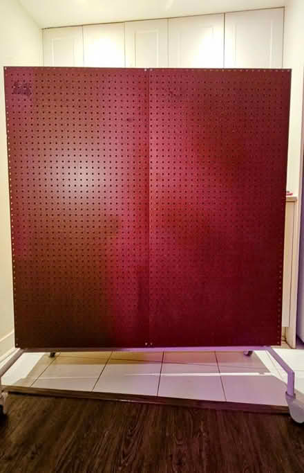Photo of free Pegboard Display w/ Hooks & Stand (little italy) #4