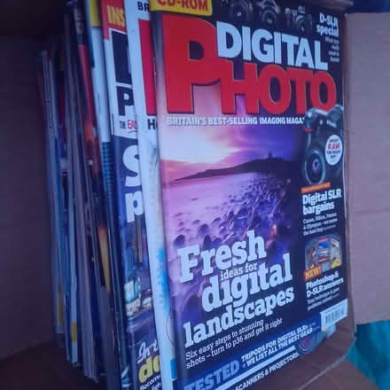 Photo of free box of digital photography magazines (Clough Head HX6) #1